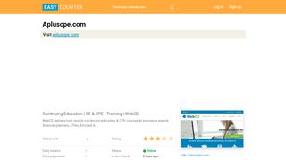 
                            6. Apluscpe.com: Continuing Education | CE & CPE | …