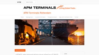 
                            7. APM Terminal Update |