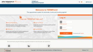 
                            3. APM Terminals - TERMPoint Appointment System