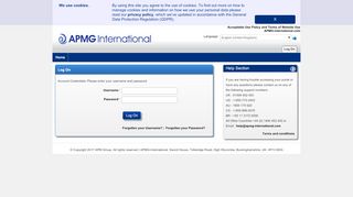 
                            2. APMG Portal: Log On