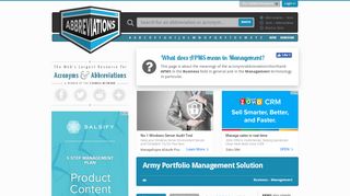 
                            4. APMS - Army Portfolio Management Solution