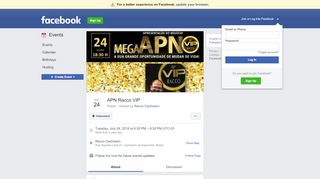 
                            4. APN Racco VIP - Facebook