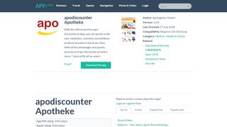 
                            6. apodiscounter Apotheke app: insight & download.