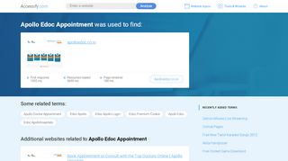 
                            9. Apollo Edoc Appointment at top.accessify.com