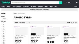 
                            8. apollo tyres | tyres.co.za | tyres online south africa