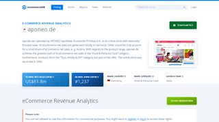 
                            9. aponeo.de revenue | ecommerceDB.com