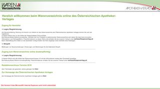 
                            5. Apothekerverlag | Warenverzeichnis