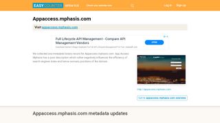 
                            9. App Access Mphasis (Appaccess.mphasis.com) - AppAccess Login