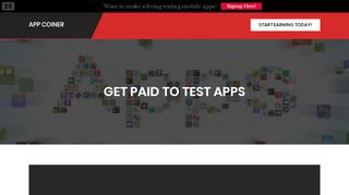 
                            9. APP COINER | Get Paid To Test Mobile Apps