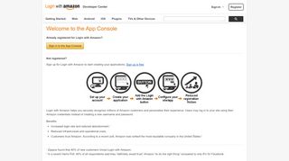 
                            2. App Console - Login with Amazon Developer Center