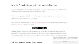 
                            5. App für Selbstbedienungsf. - Hochschule Bochum