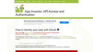 
                            9. App Inventor Tutorials and Examples: User Identification | Pura Vida ...