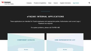 
                            4. App Portal | Yazaki North America