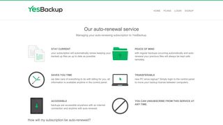 
                            3. App Signup - YesBackup
