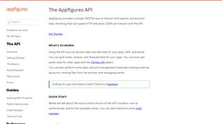 
                            4. App Store API · Appfigures | App Store API …