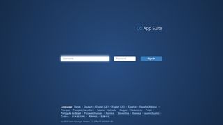 
                            5. App Suite. Login - hostedox.com