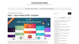 
                            3. App7 - App Landing HTML Template Download …