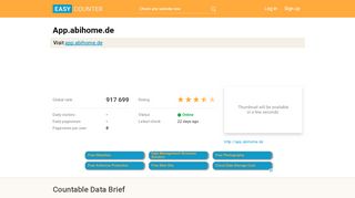 
                            6. App.abihome.de: Abihome - easycounter.com