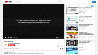 
                            4. AppConfector - YouTube