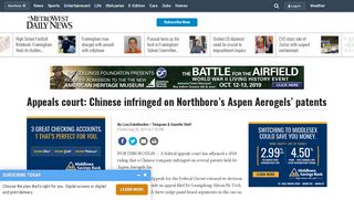 
                            7. Appeals court: Chinese infringed on Northboro's Aspen Aerogels ...