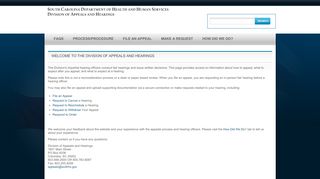 
                            9. Appeals - msp.scdhhs.gov
