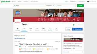 
                            4. Appen - ALERT!! Stay away! Will not pay for work! | Glassdoor