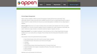 
                            7. Appen : Current Opportunities