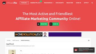 
                            3. AppFlood | Affiliate Marketing Forum | AffiliateFix