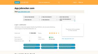 
                            9. App.jobrocker.com: Login | JobRocker