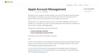 
                            7. Apple Account Management - Xamarin | Microsoft Docs