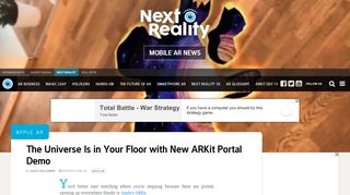 
                            8. Apple AR: The Universe Is in Your Floor with New ARKit Portal Demo ...