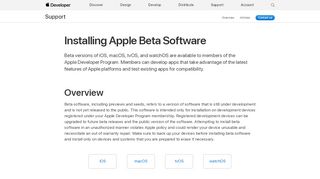 
                            4. Apple beta Software Installation Guide - Support - Apple ...