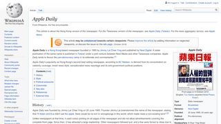 
                            4. Apple Daily - Wikipedia