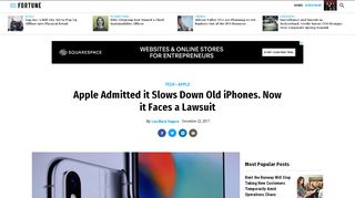 
                            3. Apple Faces Lawsuit After Saying It Slows Down …