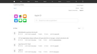 
                            4. Apple ID - Apple Community