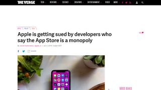 
                            4. Apple is getting sued by developers who say the App Store is ...