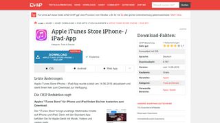
                            8. Apple iTunes Store iPhone- / iPad-App - Download - CHIP