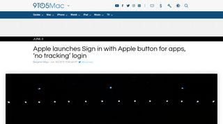 
                            11. Apple launches Sign in with Apple button for apps, 'no tracking' login ...