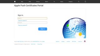 
                            9. Apple Push Certificates Portal