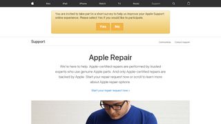 
                            4. Apple Repair and Repair Status Check - Official Apple Support