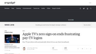 
                            9. Apple TV’s zero sign-on ends frustrating pay-TV …