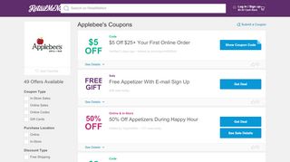 
                            10. Applebee's Coupons: Coupon Codes September 2019