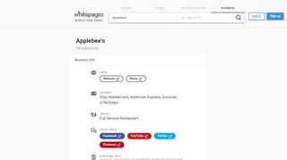 
                            5. Applebee's in | Whitepages