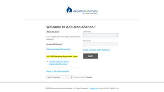 
                            1. Appleton eSchool! - Login | Genius SIS Mobile