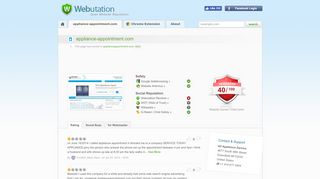 
                            7. Appliance-appointment.com Review - Webutation