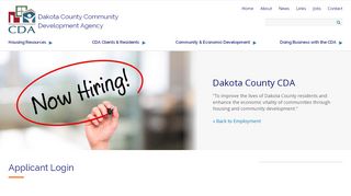
                            1. Applicant Login - Dakota County Community Development Agency