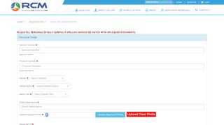 
                            6. Applicant Registration - RCM Business