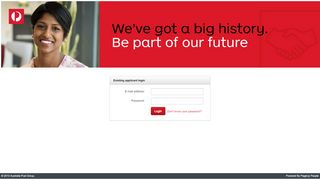 
                            4. Applicant sign in - Australia Post - PageUp