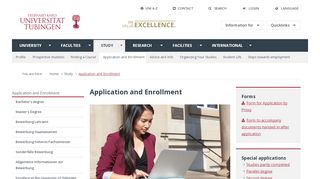 
                            1. Application and Admission | University of Tübingen