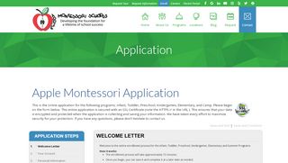 
                            1. Application - Apple Montessori Schools